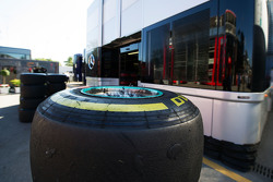 Pneumatico Pirelli della Mercedes AMG F1