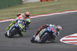 Jorge Lorenzo e Valentino Rossi, Yamaha Factory Racing and Marc Marquez, Repsol Honda Team