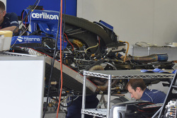 Sauber C34, dettaglio presa dinamica del motore