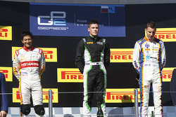 Podium: 1. Richie Stanaway, Status Grand Prix; 2. Rio Haryanto, Campos Racing; 3. Raffaele Marciello
