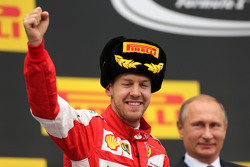 Sebastian Vettel, Scuderia Ferrari e Vladimir Putin, Presidente Russo