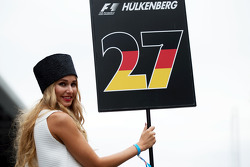 Gridgirl von Nico Hülkenberg, Sahara Force India F1