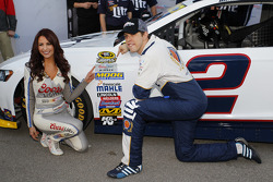 Polesitter Brad Keselowski, Team Penske Ford