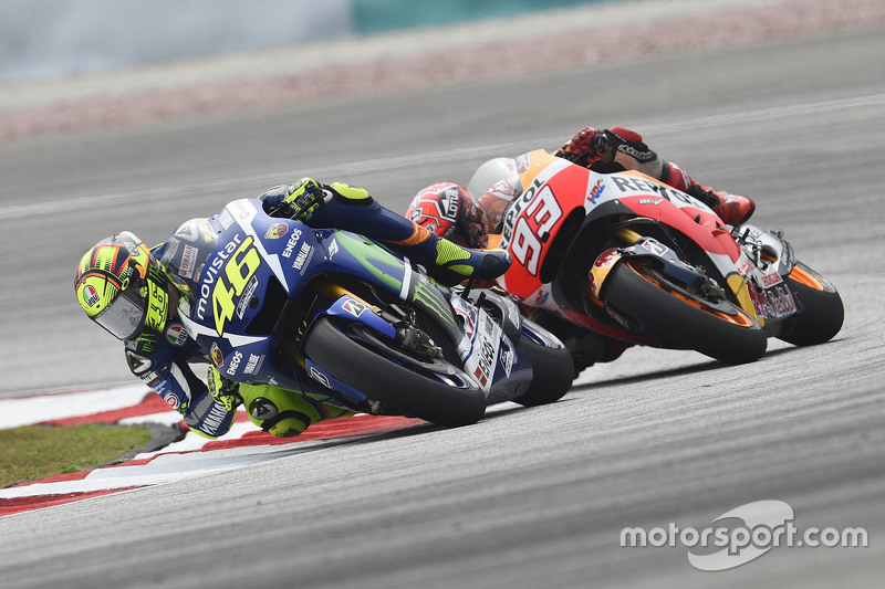 Валентіно Россі, Yamaha Factory Racing та Марк Маркес, Repsol Honda Team