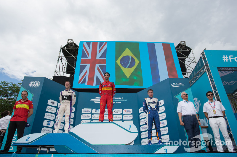 Putrajaya: 1. Lucas di Grassi, 2. Sam Bird, 3. Robin Frijns