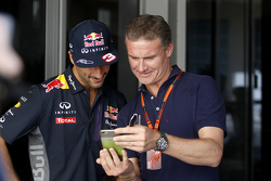 Daniel Ricciardo, Red Bull Racing, mit David Coulthard, Red Bull Racing