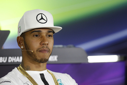 Lewis Hamilton, Mercedes AMG F1, in der FIA-Pressekonferenz