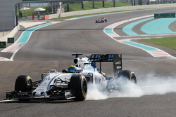 Felipe Massa, Williams FW37 blocca in frenata