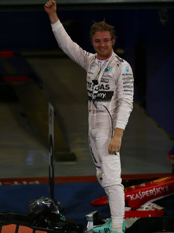 Ganador de la carrera Nico Rosberg, Mercedes AMG F1 W06