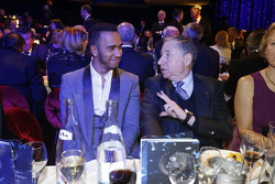 Lewis Hamilton, Mercedes AMG F1 mit Jean Todt, FIA Präsident