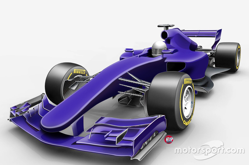 Designstudie Formel 1 2017