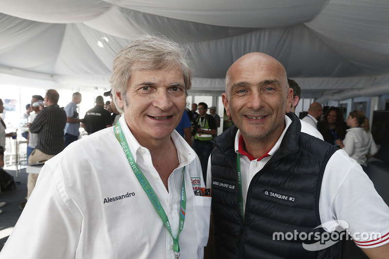 Alessandro Mariani, team Principal Honda Racing Team JAS e Gabriele Tarquini, Honda Civic WTCC, Ho