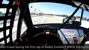 16 Year Old Sheldon Creed Visor Cam - Stadium SUPER Trucks - Race Start - IndyCar Weekend 16 Year Old Sheldon Creed Visor Cam - Stadium SUPER Trucks - Race Start - IndyCar Weekend