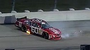 NASCAR Travis Pastrana's rear tire blows | Iowa (2013) NASCAR Travis Pastrana's rear tire blows | Iowa (2013)