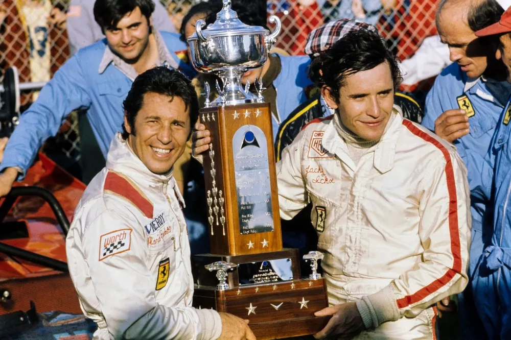 Winners Mario Andretti and Jacky Ickx