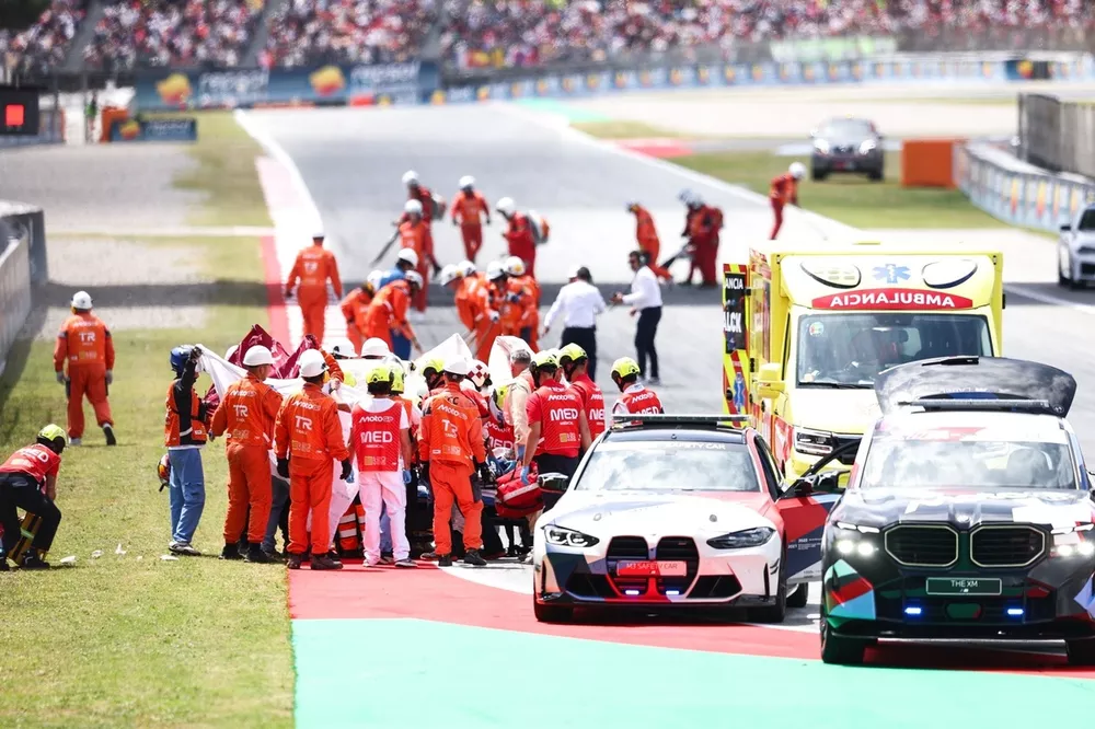 Alex Marquez, Gresini Racing Crash