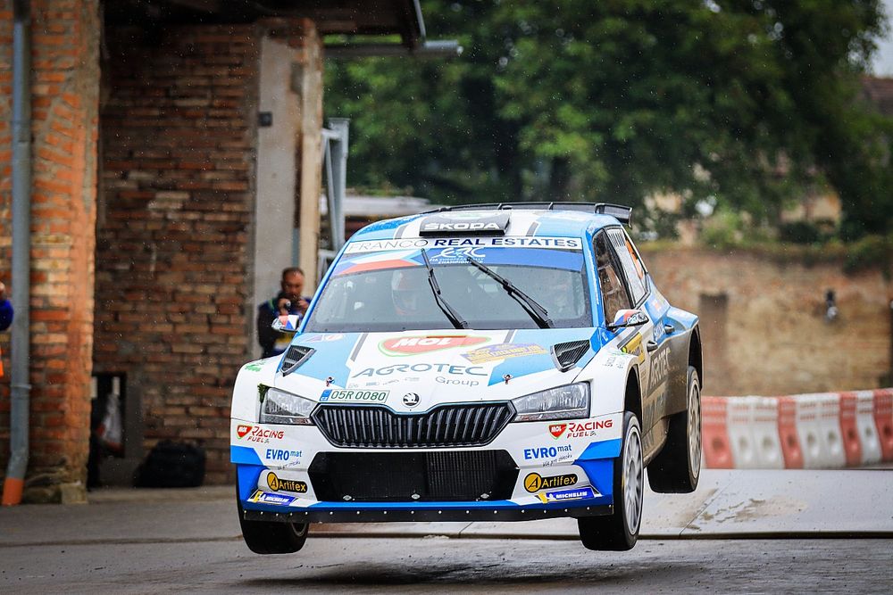 Jan Kopeck&yacute;, Jan Hlou&scaron;ek, Skoda Fabia Rally2 evo