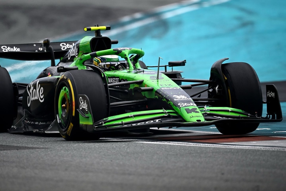 F1: Com problema no motor, Bortoleto abandona o GP de Miami; veja