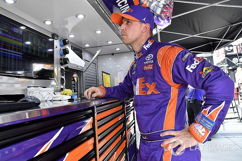 Defending winner Denny Hamlin fastest in first Darlington practice