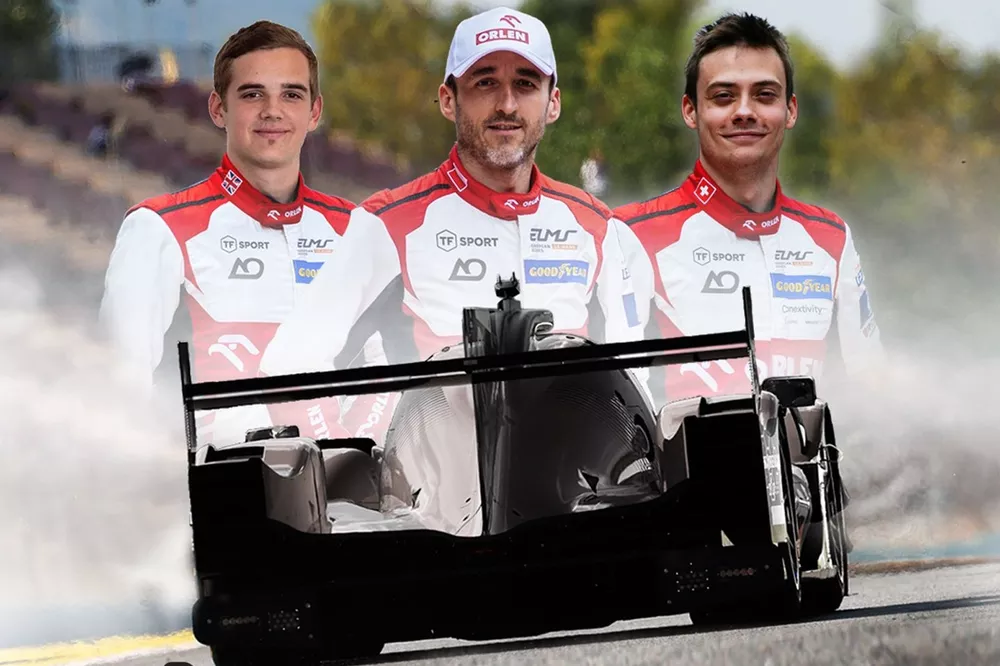 Jonny Edgar, Robert Kubica, Louis Del&eacute;traz, Orlen Team AO by TF Sport
