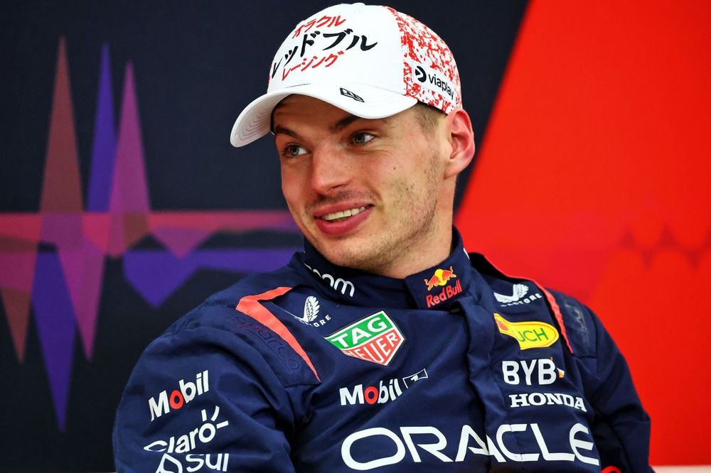 Pole man Max Verstappen, Red Bull Racing
