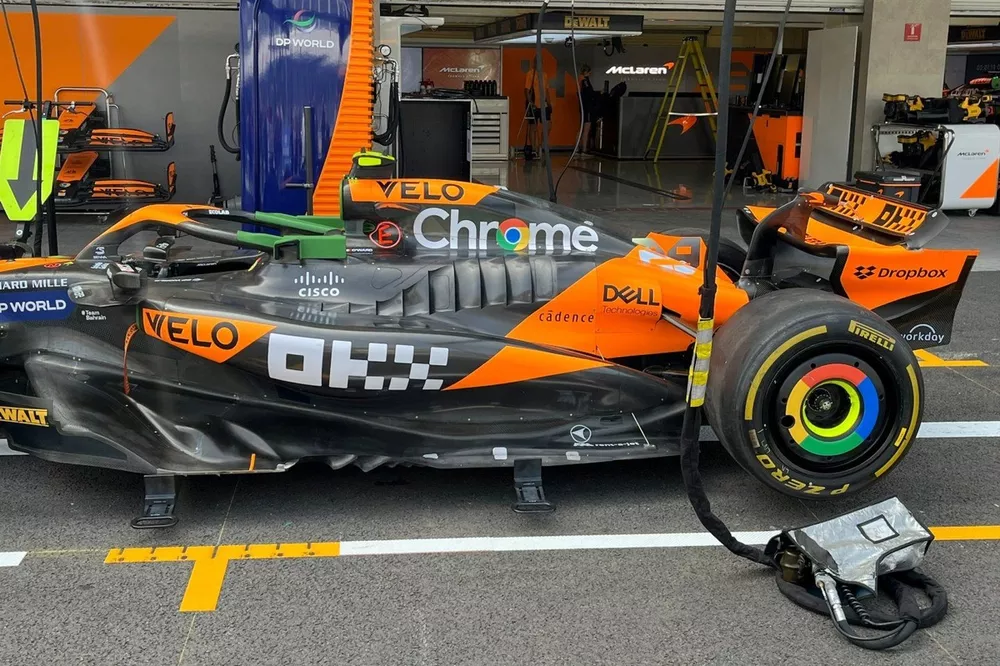 McLaren MCL38 dettaglio tecnico