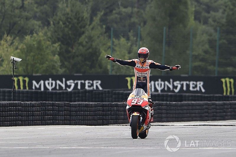 Marc Márquez, Repsol Honda Team, gana la carrera