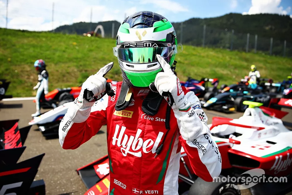Le poleman Frederik Vesti, PREMA Racing
