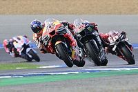 Márquez tuvo una carrera más de defensa que de ataque en Tailandia