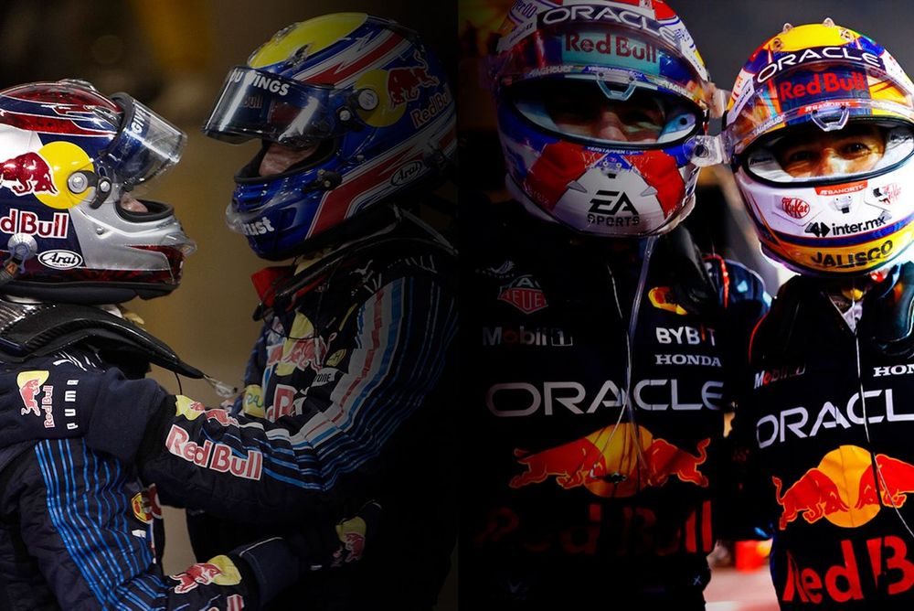 VETTEL-WEBBER, VERSTAPPEN-PEREZ