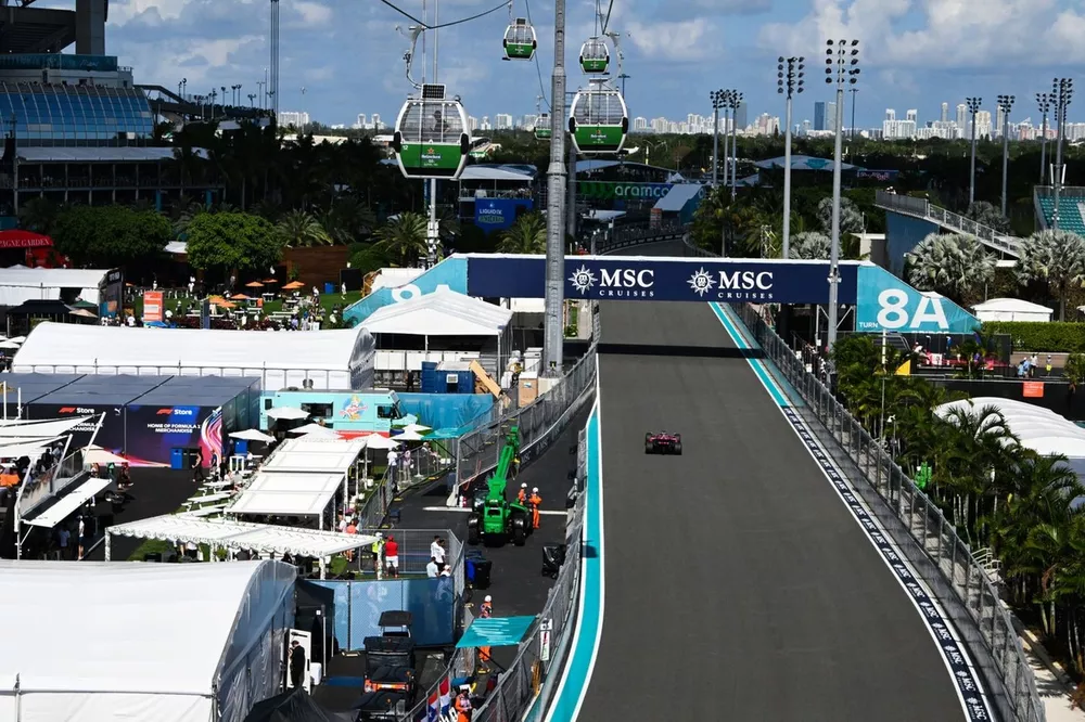 Vista pista Miami