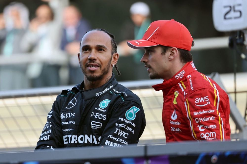 Lewis Hamilton, Mercedes-AMG F1 Team, Charles Leclerc, Scuderia Ferrari 
