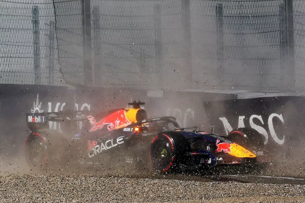 Max Verstappen, acidente da Red Bull Racing