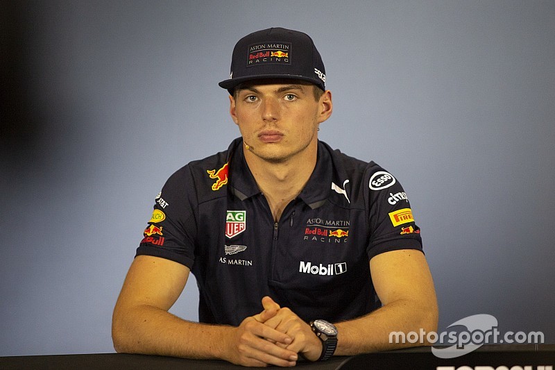 Max Verstappen in persconferentie voor Grand Prix van België