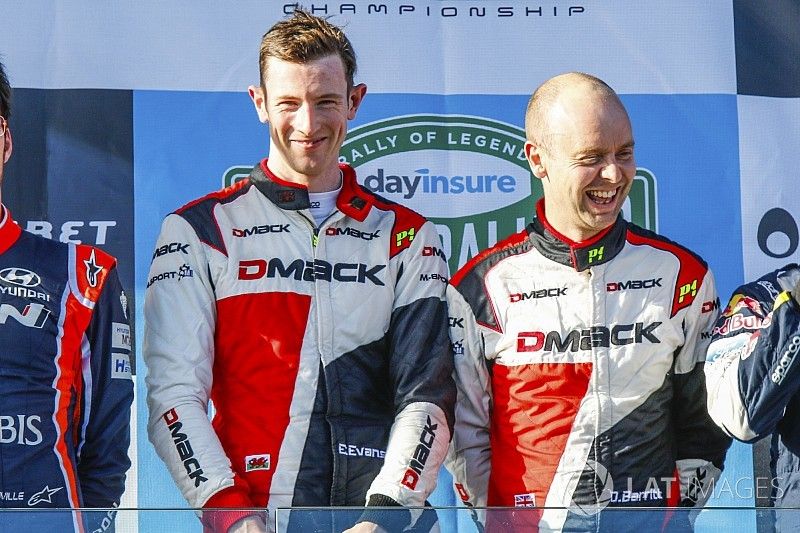 Podio: Elfyn Evans, Daniel Barritt, Ford Fiesta WRC, M-Sport