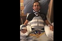 Robert Wickens sigue con su recuperación de muy buen humor