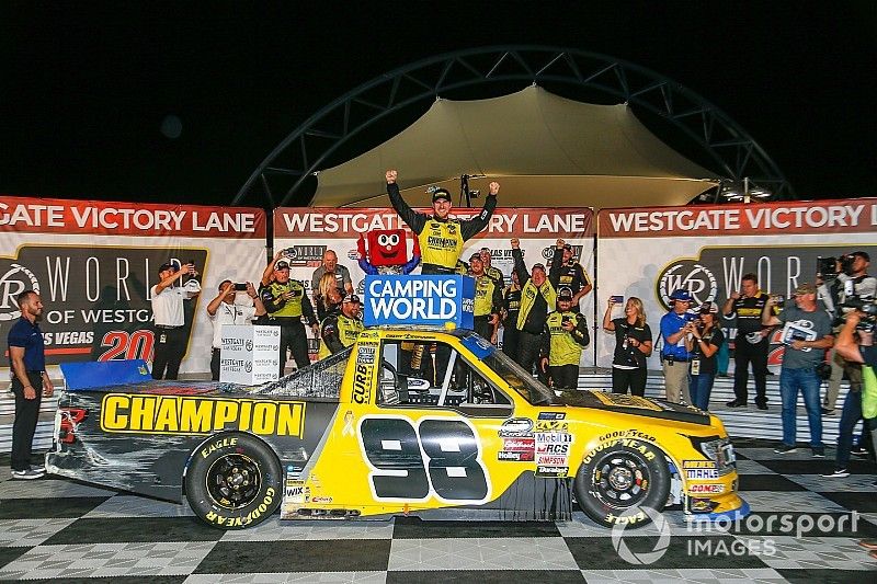 Race winner Grant Enfinger, ThorSport Racing, Ford F-150