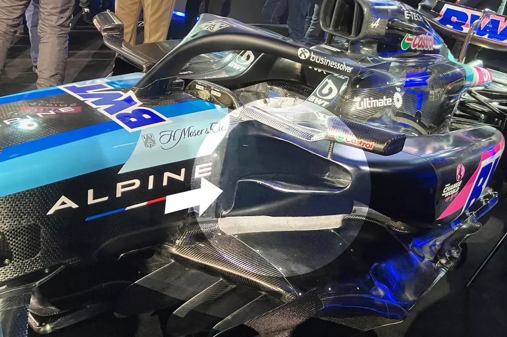 Detalles del Alpine A524