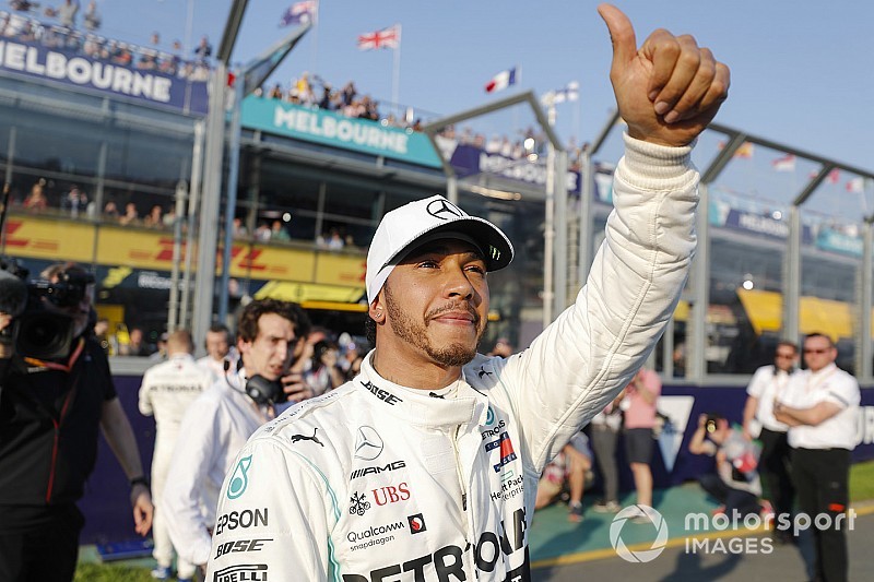 Australian GP: Hamilton leads Mercedes front row lock-out