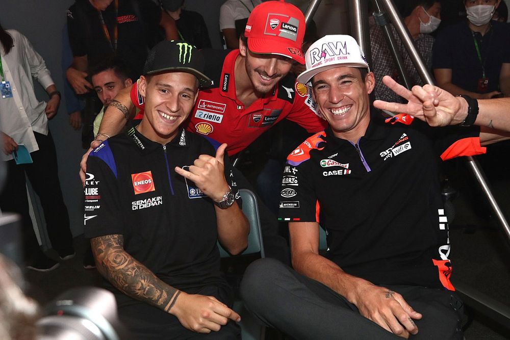 Fabio Quartararo, Yamaha Factory Racing, Francesco Bagnaia, Ducati Team, Aleix Espargaro, Aprilia Racing Team