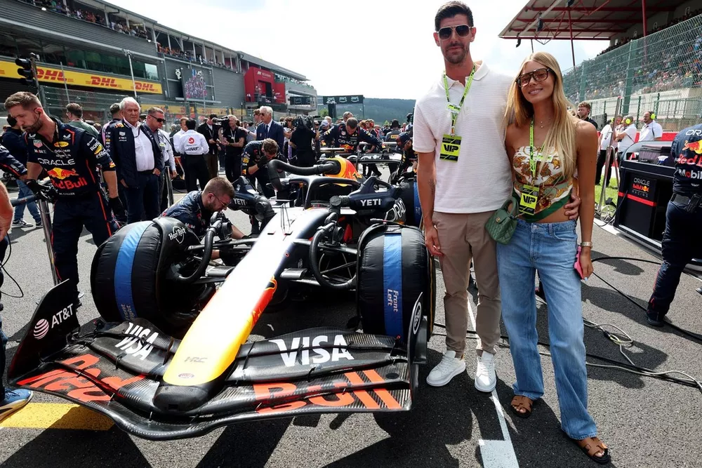 Thibaut Courtois and Mishel Gerzig-Courtois 