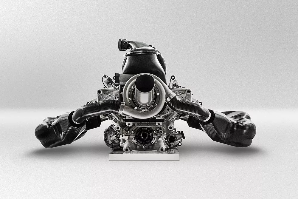 Renault power unit detail