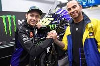 Desafio entre Hamilton e Rossi com F1 e MotoGP será em dezembro