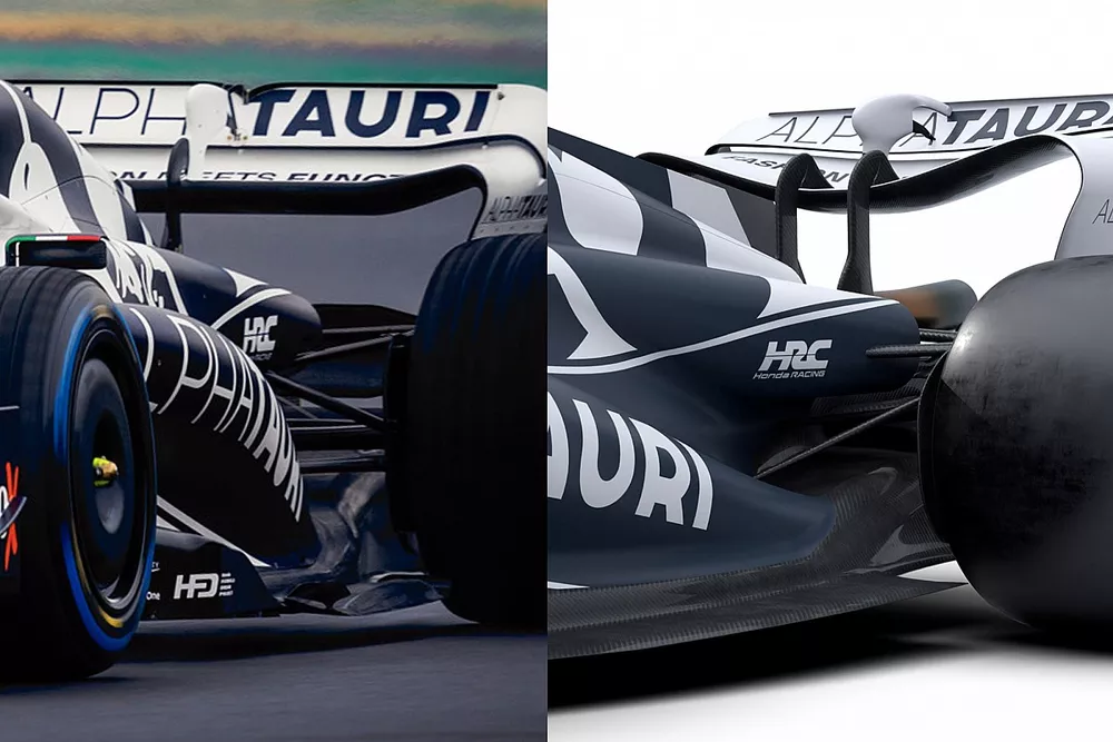Alphatauri AT03 Rear Suspension