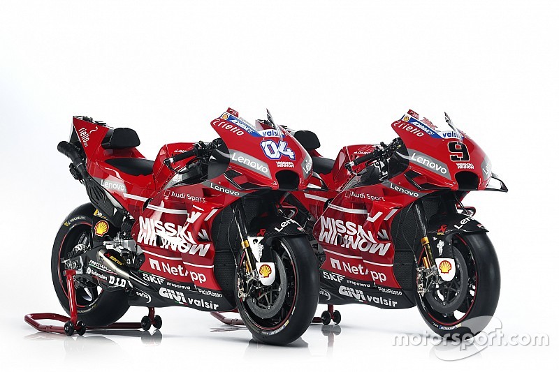 MotoGP｜ドゥカティ、2019年カラー発表。フェラーリF1と同じ