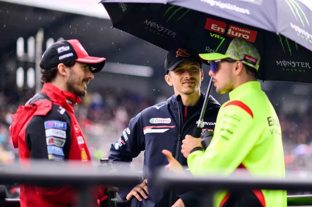Luca Marini, Honda HRC, Fabio Di Giannantonio, VR46 Racing Team, Francesco Bagnaia, Ducati Team