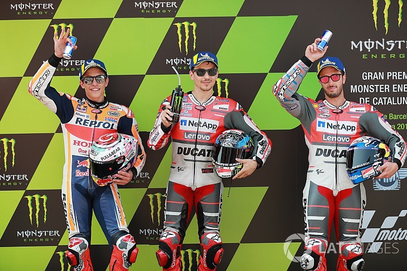 Starting grid MotoGP Catalunya 2018
