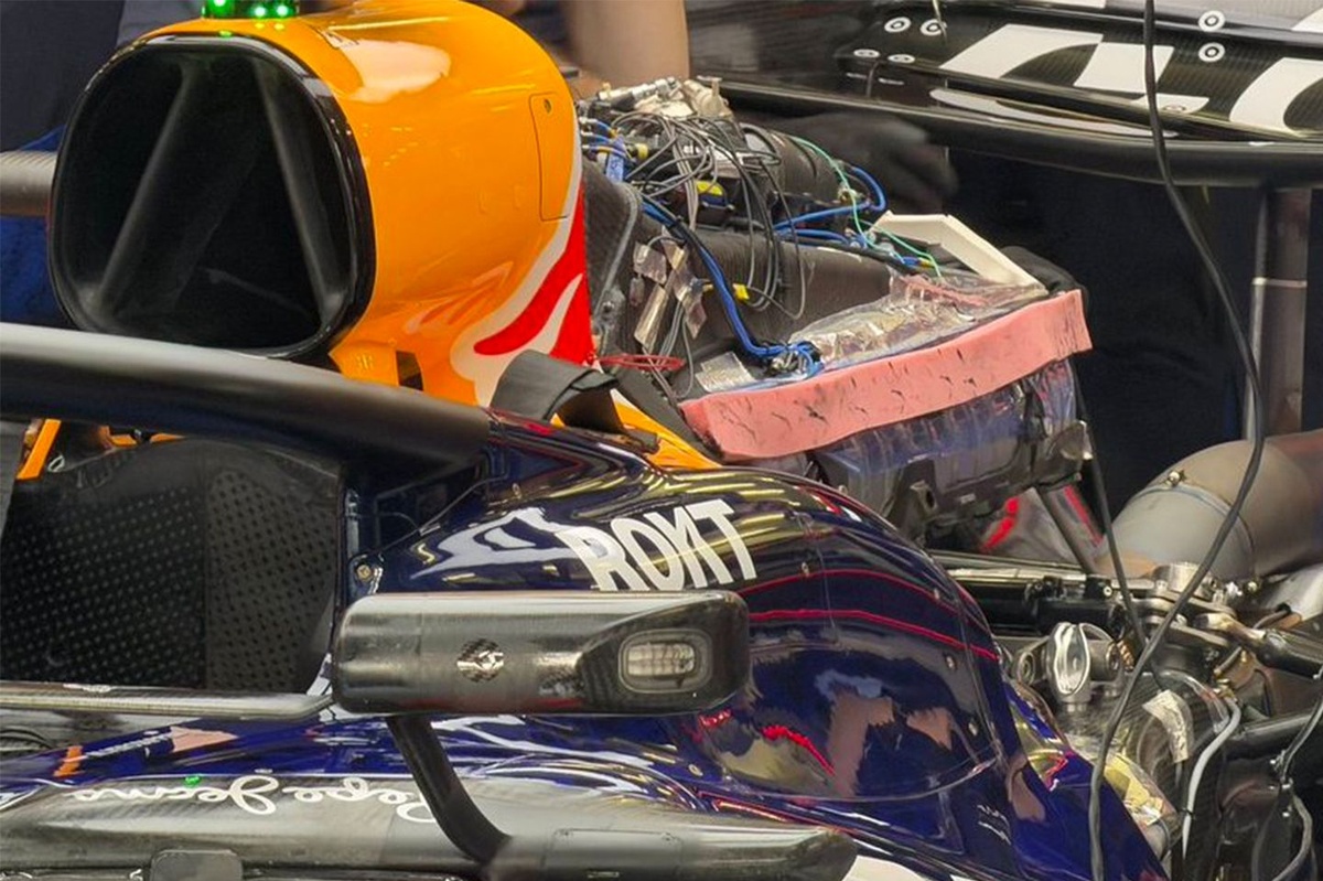 F1 | Red Bull RB22: l'intercooler spostato in alto per il motore fatto in casa