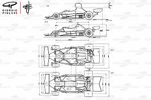 Dibujos t&eacute;cnicos de Piola de los autos de Lauda en F1