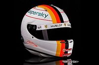Fotos: los detalles 3D del casco de Vettel homenaje a Schumacher